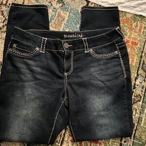 size extra large womens stretch denim blue colored pants jeans stretch